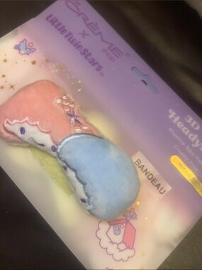 Plush Character Spa Headband Crème and Little twin Stars ⭐️ Limited Edition ⭐️